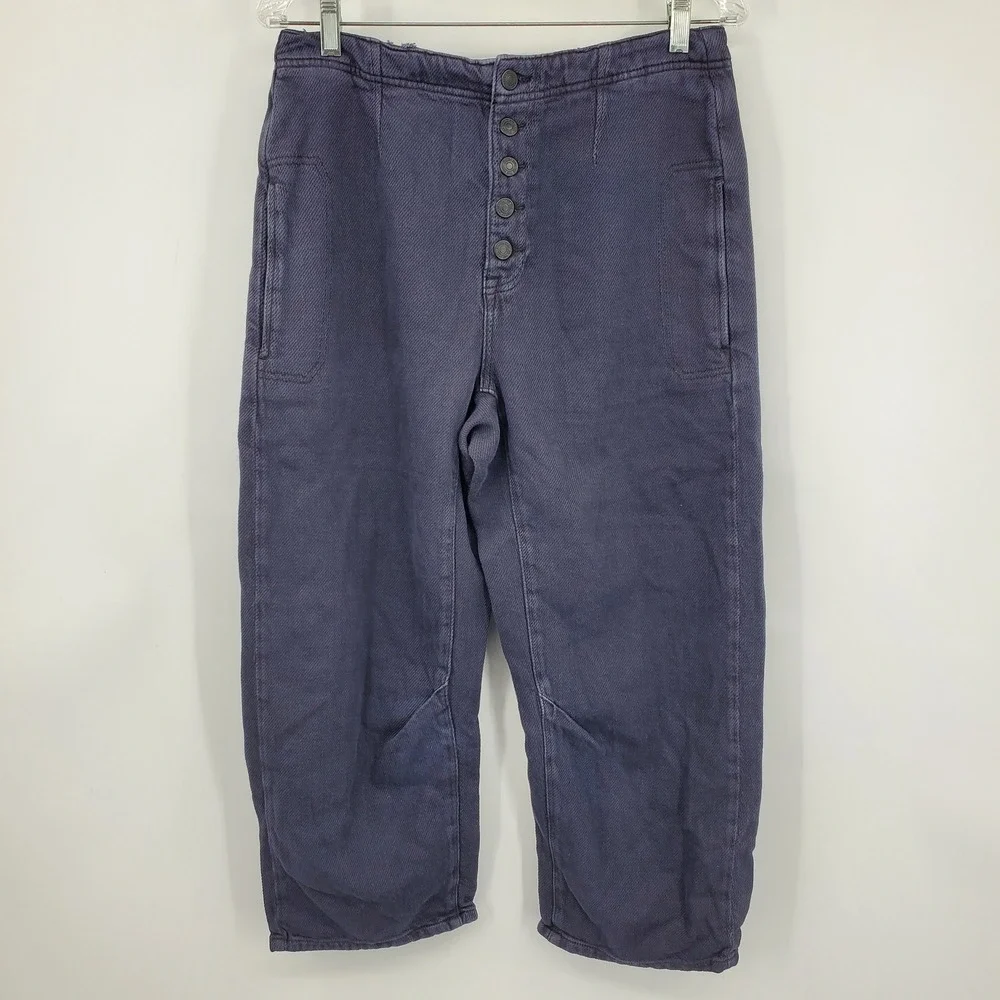 We The Free Women's Flare Wide Leg Jeans in Faded Navy